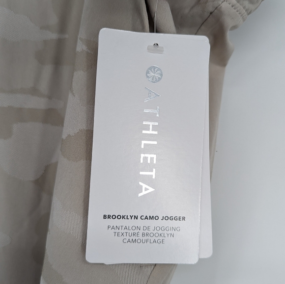 Athleta | NWT Brooklyn Camo Joggers Beige Pants - Picture 3 of 10